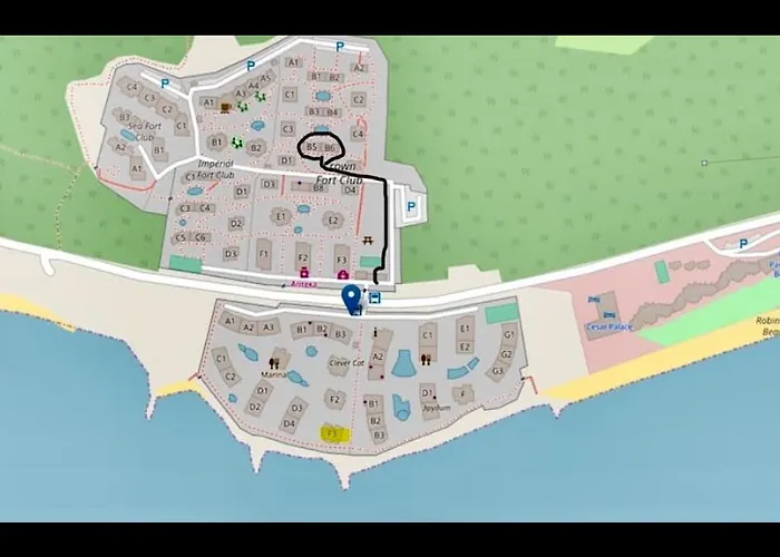 2-комнатные у моря 10 бассейнов Crown Noks *